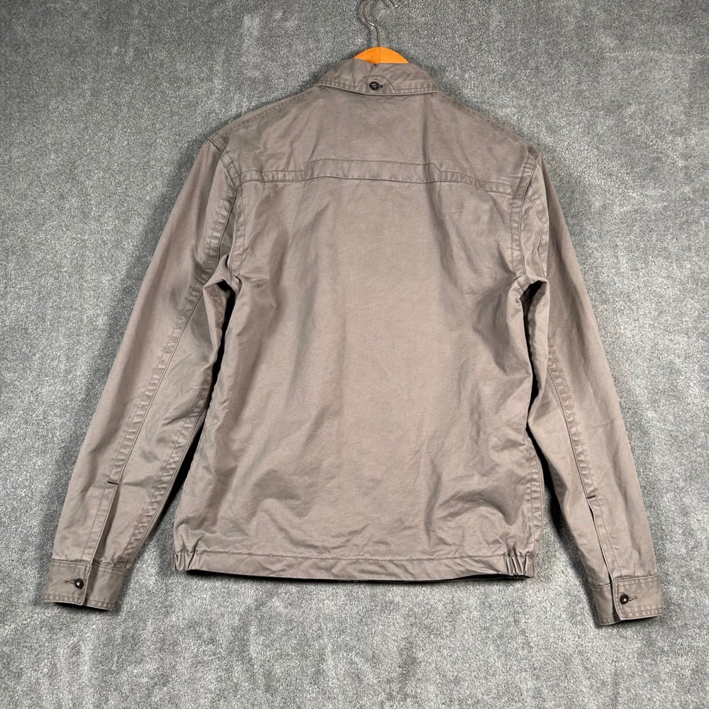 White Stuff Harrington Jacket Laundered Classics Mens S Taupe Grey Cotton Twill - Picture 9 of 16